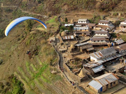 Paragliding Pokara Katmandou 2009 123