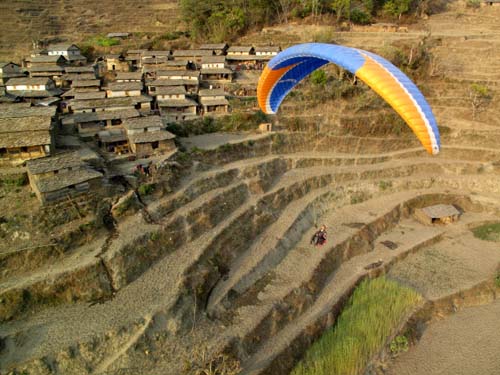 Paragliding Pokara Katmandou 2009 216